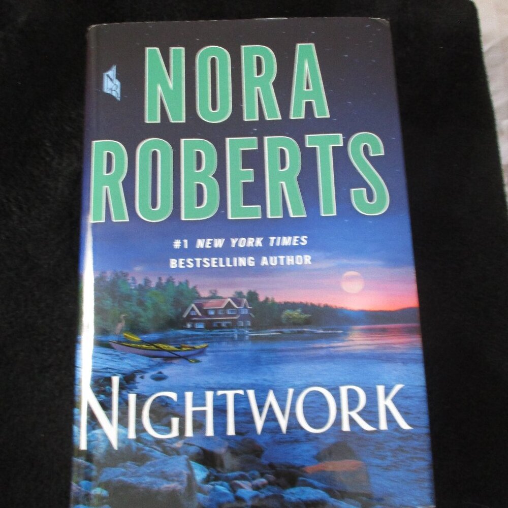 Nora Roberts Nightwork Novel LARGE PRINT Edition Hardcover Book